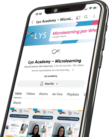 Microlearning por WhatsApp. Somos especialistas em treinamento e desenvolvimento de pessoas, produção de conteúdo e inovação tecnológica.